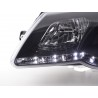 Daylight headlight LED DRL look VW Passat type 3C 05 black for right hand drive