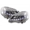 Daylight headlight LED DRL look VW Polo type 9N3 05 09 black for right hand drive