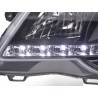 Daylight headlight LED DRL look VW Polo type 9N3 05 09 black for right hand drive
