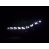 Daylight headlight LED DRL look VW Polo type 9N3 05 09 black for right hand drive