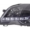 Daylight headlight LED DRL look VW Polo type 9N3 05 09 black for right hand drive