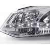 Daylight headlight LED DRL look VW Polo type 6R 2010 chrome for right hand drive