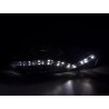 Daylight headlight LED DRL look VW Polo type 6R 2010 black for right hand drive