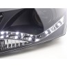 Daylight headlight LED DRL look VW Polo type 6R 2010 black for right hand drive