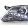 Daylight headlight LED DRL look VW Tiguan 07 11 chrome for right hand drive
