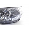 Daylight headlight LED DRL look VW Tiguan 07 11 chrome for right hand drive