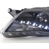 Daylight headlight LED DRL look VW Tiguan 07 11 black for right hand drive