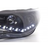 Daylight headlight LED DRL look VW Tiguan 07 11 black for right hand drive