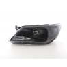 Daylight headlight LED DRL look VW Tiguan 07 11 black for right hand drive