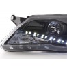 Daylight headlight LED DRL look VW Tiguan 07 11 black for right hand drive