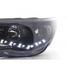Daylight headlight LED DRL look VW Tiguan 07 11 black for right hand drive