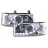 Daylight headlight LED DRL look VW Bus type T4 90 96 chrome for right hand drive