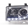 Daylight headlight LED DRL look VW Bus type T4 90 96 chrome for right hand drive
