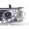 Daylight headlight LED DRL look VW Bus type T4 90 96 chrome for right hand drive