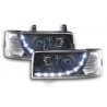 Daylight headlight LED DRL look VW bus type T4 90 96 black for right hand drive