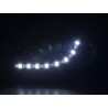 Daylight headlight LED DRL look VW bus type T4 90 96 black for right hand drive