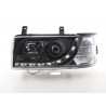 Daylight headlight LED DRL look VW bus type T4 90 96 black for right hand drive