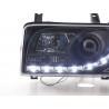 Daylight headlight LED DRL look VW bus type T4 90 96 black for right hand drive