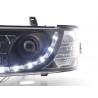 Daylight headlight LED DRL look VW bus type T4 90 96 black for right hand drive