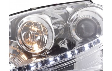 Daylight headlight LED daytime running lights VW Golf 5 type 1K 03 08 chrome for right hand drive