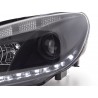 Daylight headlight LED daytime running lights VW Golf 6 type 1K 08 black for right hand drive