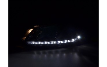 Daylight headlight LED daytime running lights VW Golf 6 type 1K 08 black for right hand drive