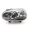 Daylight headlight LED daytime running lights VW Golf 4 97 03 chrome for right hand drive vehicles