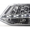Daylight headlight LED daytime running lights VW Polo 6R 09 chrome for right hand drive