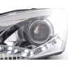 Daylight headlight LED daytime running lights VW Polo 6R 09 chrome for right hand drive