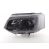 Headlight set Daylight LED daytime running lights VW Bus T5 from 2009 black