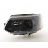 Headlight set Daylight LED daytime running lights VW Bus T5 from 2009 black