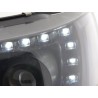 Headlight set Daylight LED daytime running lights VW Bus T5 from 2009 black