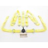 Harness belt 5 point harness racing harness universal yellow