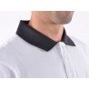 Poloshirt polo shirt top modern class design white size S