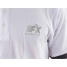 Poloshirt polo shirt top modern class design white size S