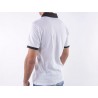 Poloshirt polo shirt top modern class design white size S