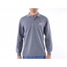 Polo shirt polo shirt top modern class design gray size M
