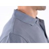 Polo shirt polo shirt top modern class design gray size M