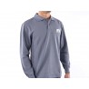 Polo shirt polo shirt top modern class design gray size S