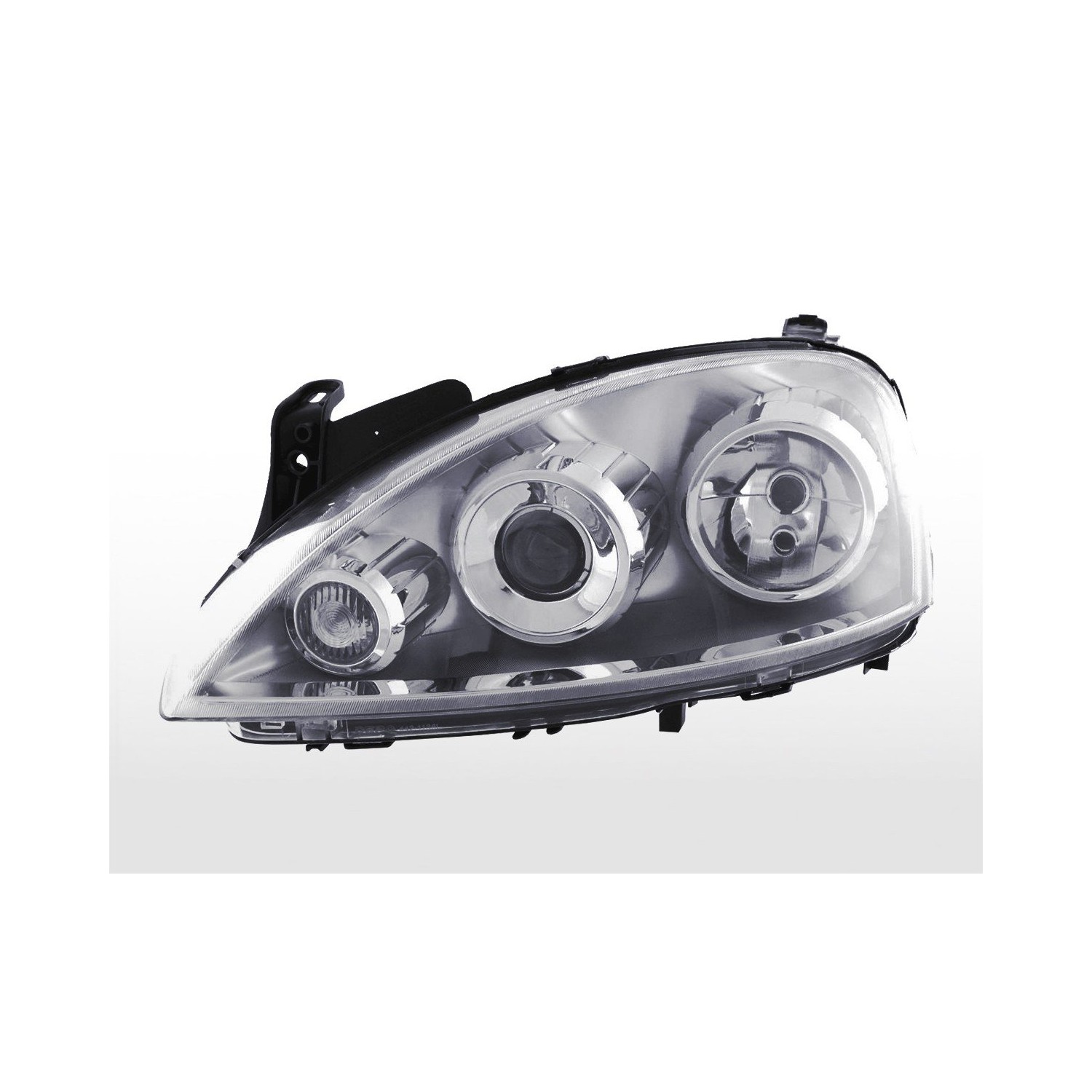 Spare parts headlight left Opel Corsa C 03 06