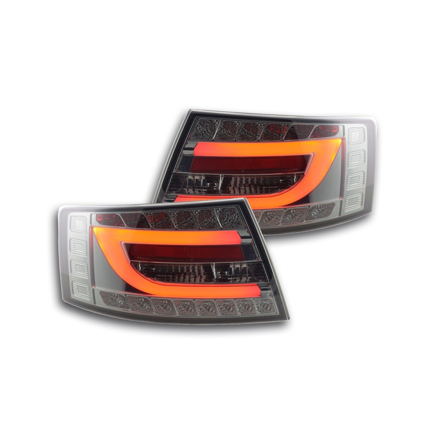 LED taillights set Audi A6 Limo 4F 04 08 black