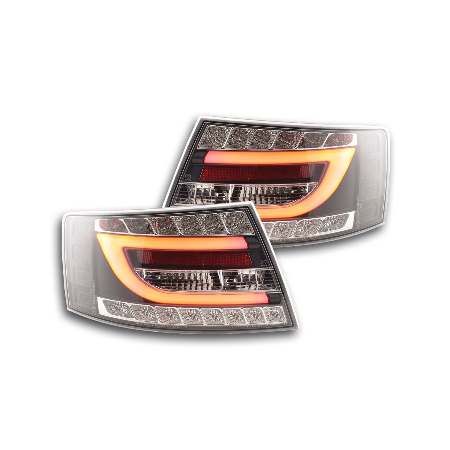 LED taillights set Audi A6 Limo 4F 04 08 black