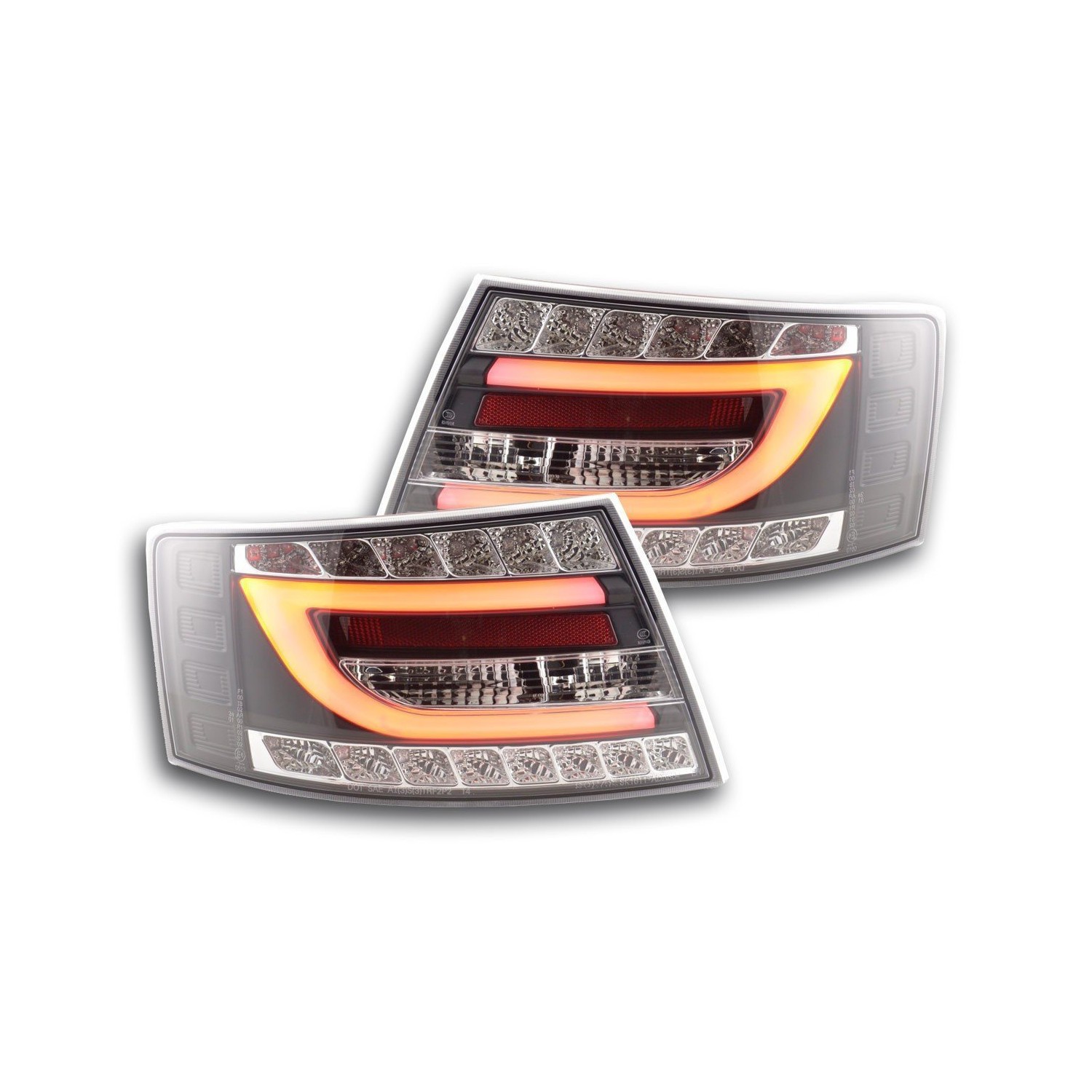 LED taillights set Audi A6 Limo 4F 04 08 black