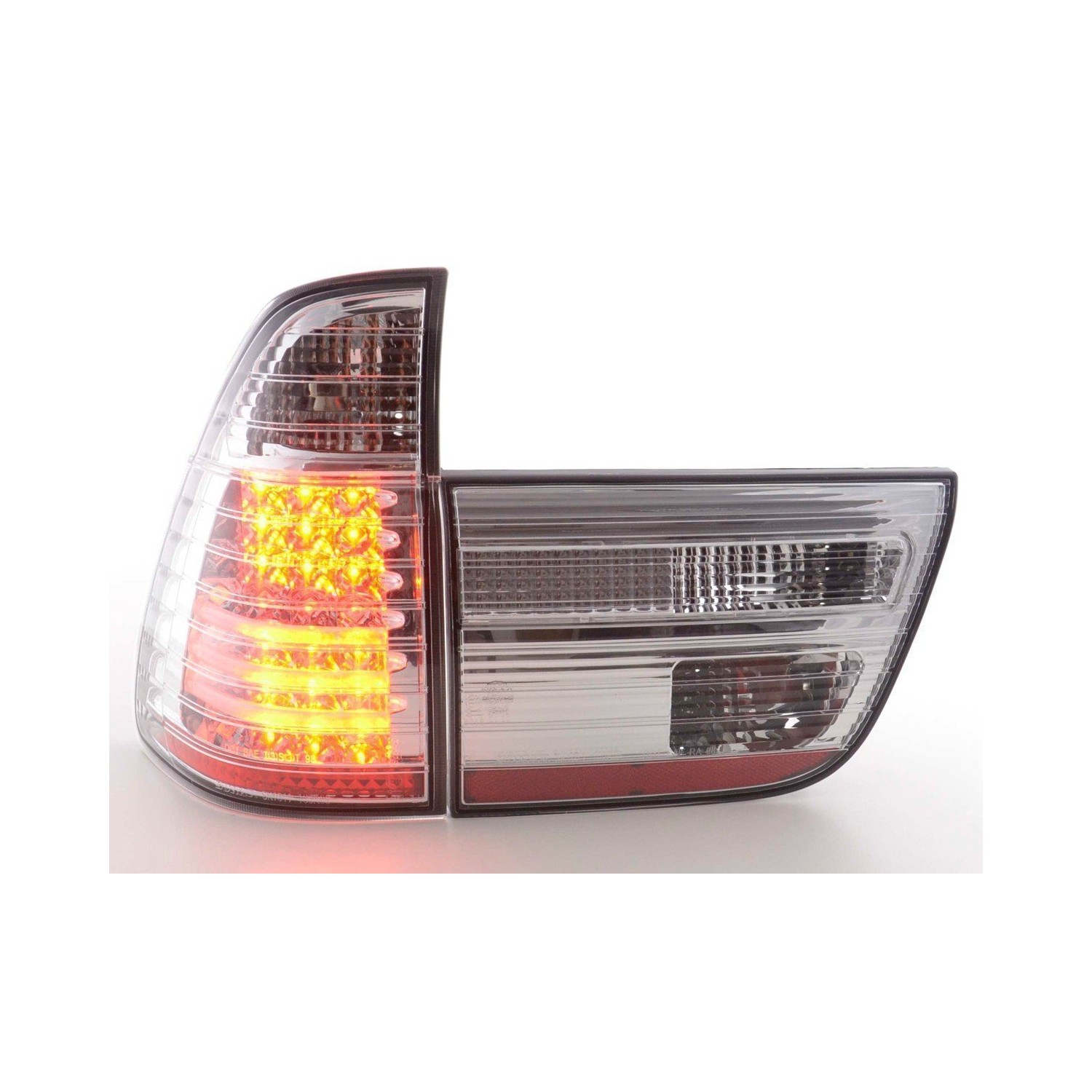 LED taillights BMW X5 E53 98 02 chrome