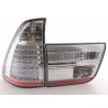 LED taillights BMW X5 E53 98 02 chrome