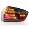 LED taillights set BMW 3 series E90 Limo 05 08 black