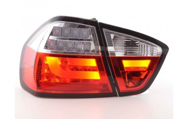 LED taillights set BMW 3 series E90 Limo 05 08 red clear