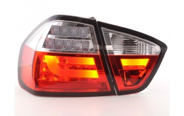 LED taillights set BMW 3 series E90 Limo 05 08 red clear