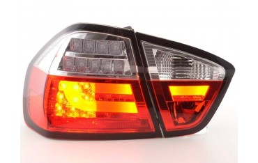 LED taillights set BMW 3 series E90 Limo 05 08 red clear