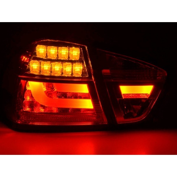 LED taillights set BMW 3 series E90 Limo 05 08 red clear